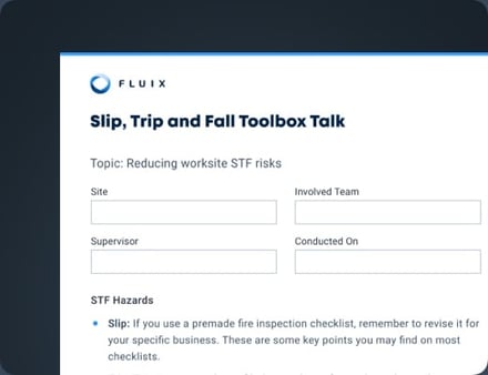 Toolbox talk checklist preview