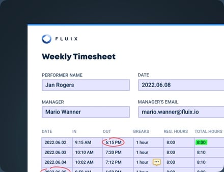 Weekly Timesheet Template